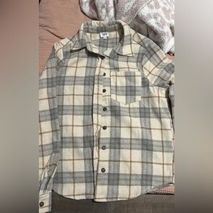 flannel pullover, super cute